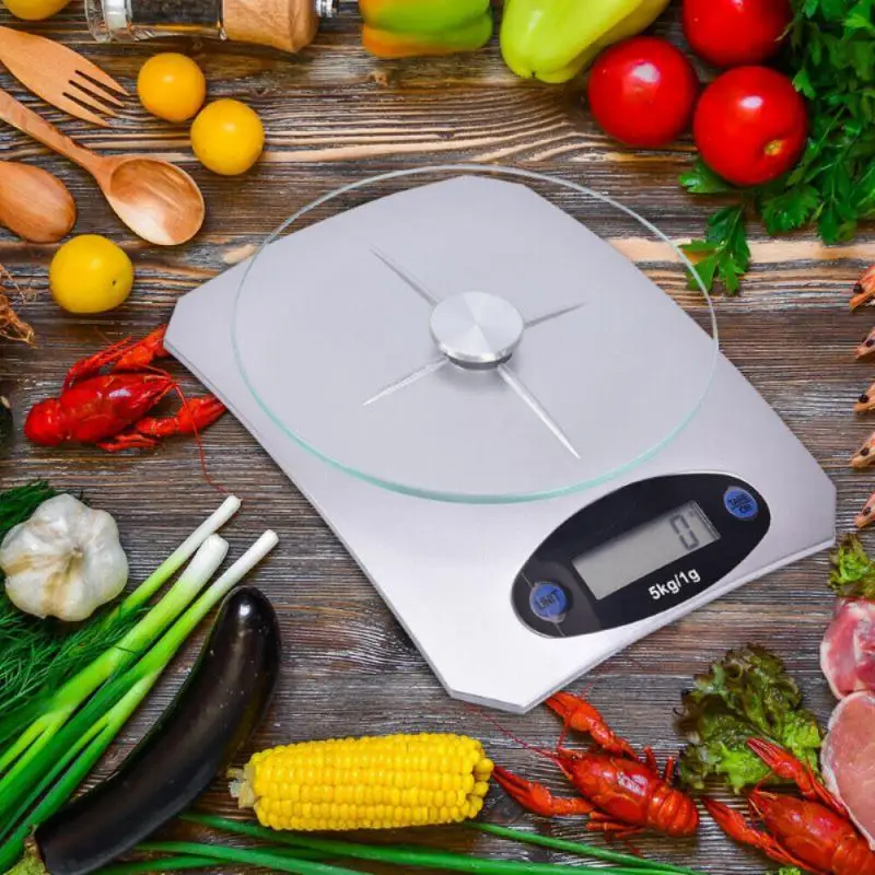 Digital Kitchen Scale Portable Electronic LCD Screen Food Scale High Precise Tempered Glass Baking Cooking Weighing Scale 5kg/1g
Digital Kitchen Scale Portable Electronic LCD Screen Food Scale High Precise Tempered Glass Baking Cooking Weighing Scale 5kg/1g