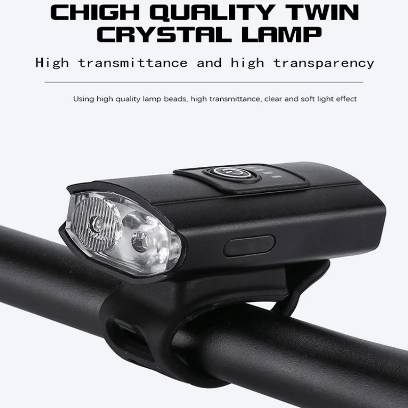 USB Rechargeable Bicycle Headlight With Taillight Mountain Bike Front Light And Rear Lamp Night Cycling Safety Warning Lamp
USB Rechargeable Bicycle Headlight With Taillight Mountain Bike Front Light And Rear Lamp Night Cycling Safety Warning Lamp