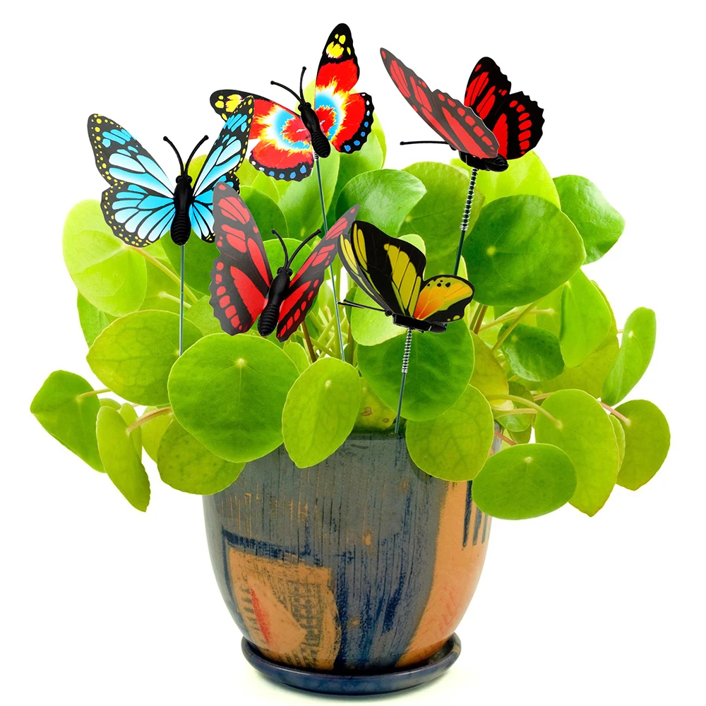 Butterfly Flower Pots Decoration 5 Pcs/Bunch With Pile Colorful Butterfly Stakes Outdoor Decor Home improvement Garden Supplies
Butterfly Flower Pots Decoration 5 Pcs/Bunch With Pile Colorful Butterfly Stakes Outdoor Decor Home improvement Garden Supplies