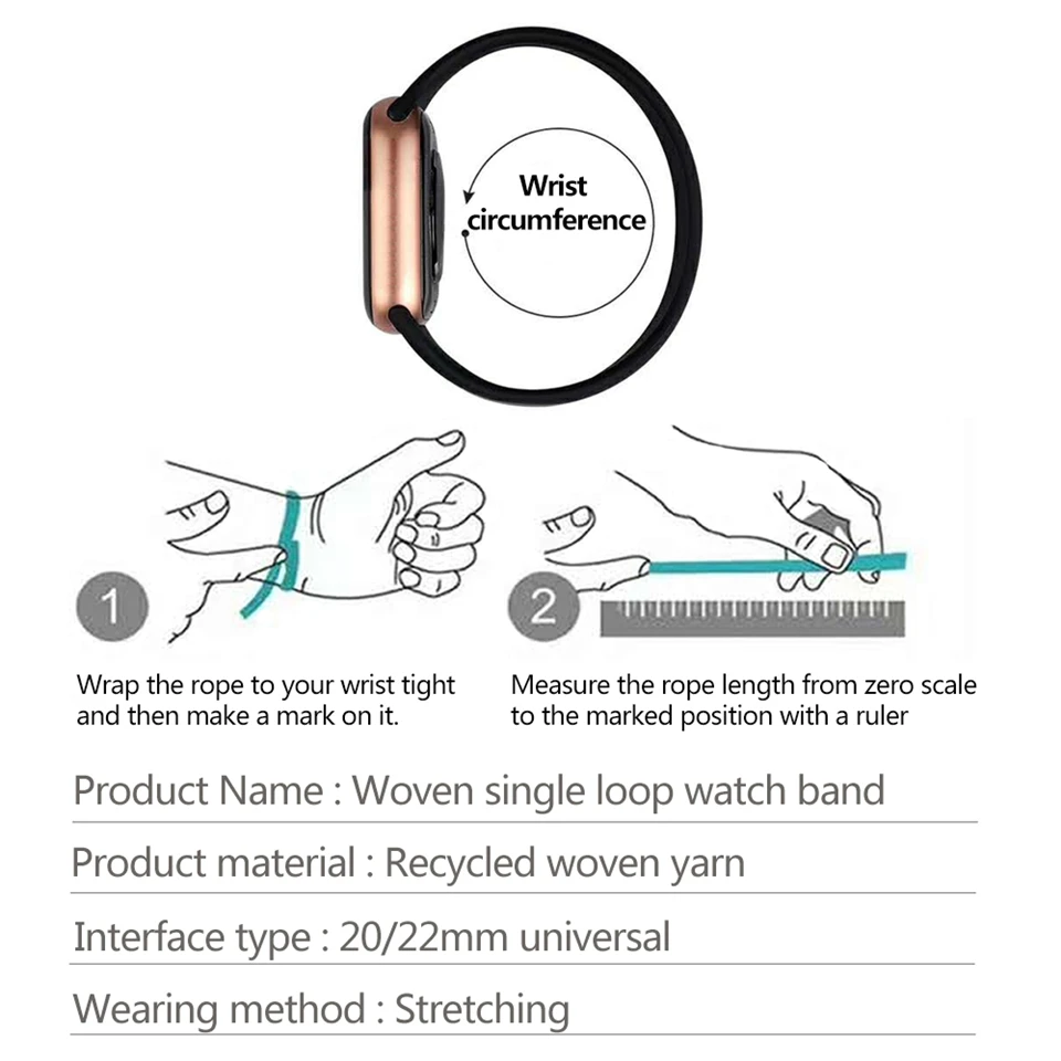 Newest Braided Solo Loop Strap For Huawei Watch GT2/2e/Pro46/42MM Bracelet Band Strench Strap for Samsung Galaxy Active 2 S2 S3
Newest Braided Solo Loop Strap For Huawei Watch GT2/2e/Pro46/42MM Bracelet Band Strench Strap for Samsung Galaxy Active 2 S2 S3