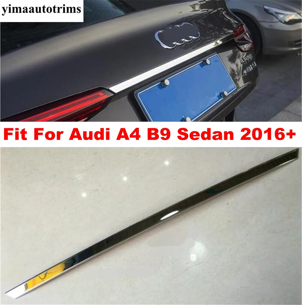 Chrome Rear Trunk Tail Gate Door Up Bottom Decoration Strip Cover Trim Accessories Exterior Kit For Audi A4 B9 Sedan 2016 - 2022
Chrome Rear Trunk Tail Gate Door Up Bottom Decoration Strip Cover Trim Accessories Exterior Kit For Audi A4 B9 Sedan 2016 - 2022