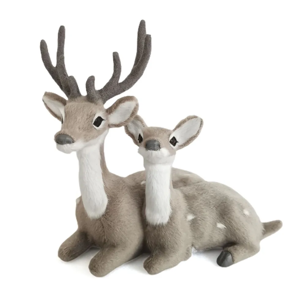 Simulation Deer Ornaments Lying Christmas Sika Decorations Crafts Elk Grey A Pair Props Shop Window Showcase Garden Miniatures
Simulation Deer Ornaments Lying Christmas Sika Decorations Crafts Elk Grey A Pair Props Shop Window Showcase Garden Miniatures