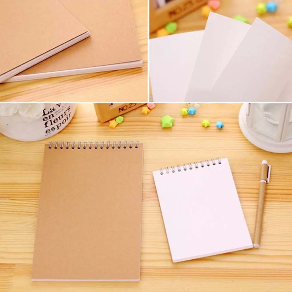 Kraft Paper Coil Notebook Blank Sketch Book Sketch Graffiti Book Draft Book Picture Book Drawing Exercise Book Drawing Notepad
Kraft Paper Coil Notebook Blank Sketch Book Sketch Graffiti Book Draft Book Picture Book Drawing Exercise Book Drawing Notepad