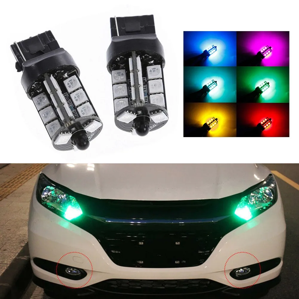 Светодиодная подсветка T20 RGB, полезные запчасти высокой мощности, замена 2 шт. 5050 27SMD/шт.
Светодиодная подсветка T20 RGB, полезные запчасти высокой мощности, замена 2 шт. 5050 27SMD/шт.