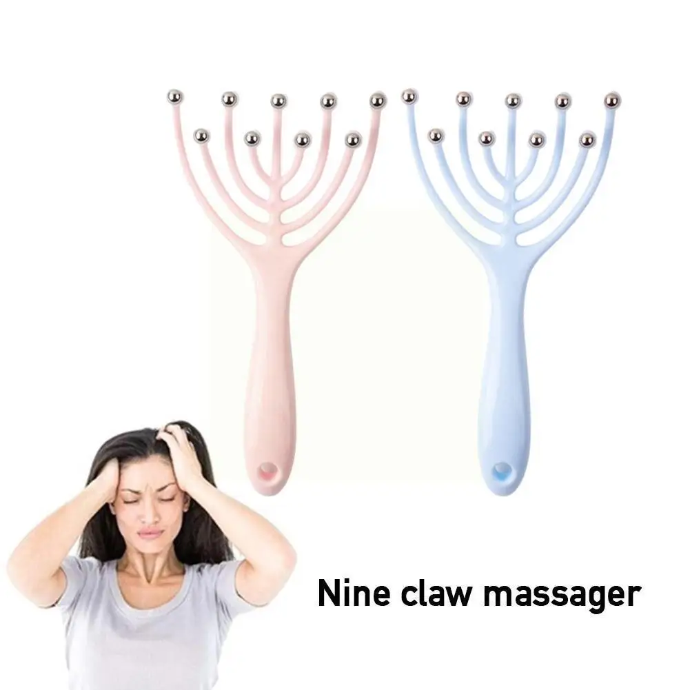 Nine Claw Massager Massage Decompression Artifact Circulate Massage Relief Instrument Blood Spa Relax Pain Scalp R9Q9 
Nine Claw Massager Massage Decompression Artifact Circulate Massage Relief Instrument Blood Spa Relax Pain Scalp R9Q9