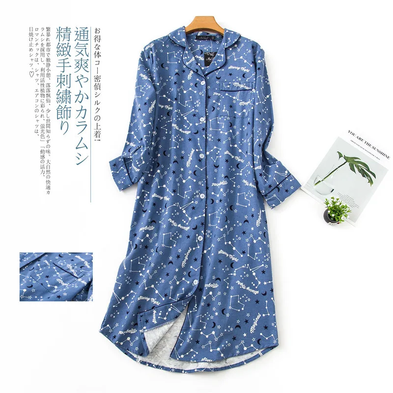 2021 New Hot Women Long Sleeve Cotton Flannel Night Gown/sleepwear/sleep Dress/nightshirt Comfortable Chic Long Sleeves
2021 New Hot Women Long Sleeve Cotton Flannel Night Gown/sleepwear/sleep Dress/nightshirt Comfortable Chic Long Sleeves