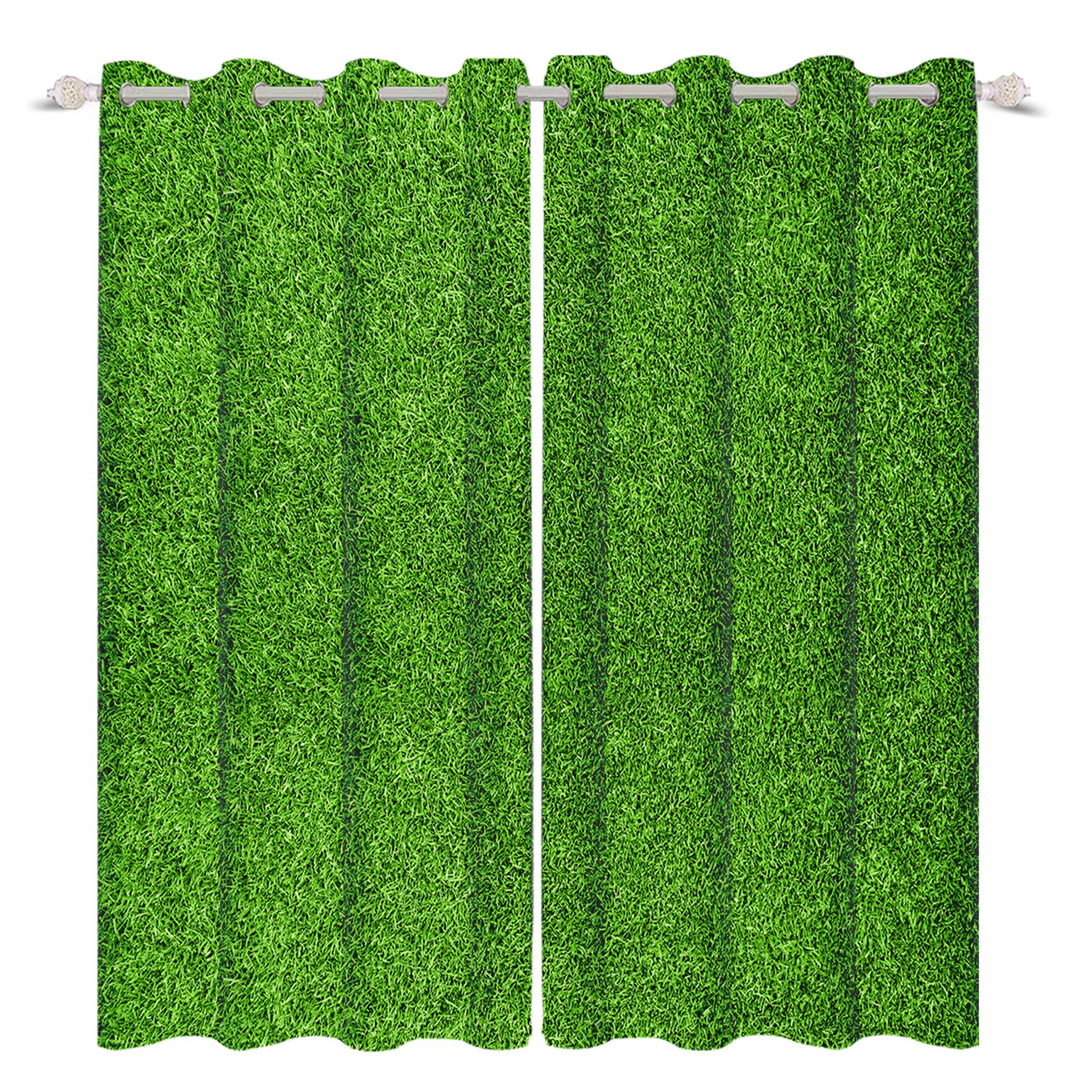 High Quality 3D Printing Curtains Green Grass Drapes For Living Room Children's Bedroom Perforated Blackout Cortinas
High Quality 3D Printing Curtains Green Grass Drapes For Living Room Children's Bedroom Perforated Blackout Cortinas