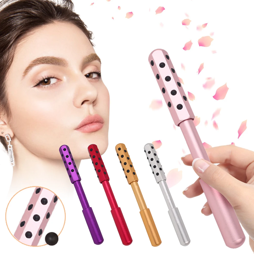 5 Colors Face Massager Skin Massage Roller Relieve Skin With 24 Germanium Balls Skin Tightening Care Tool For Eyes Cheek Neckv
5 Colors Face Massager Skin Massage Roller Relieve Skin With 24 Germanium Balls Skin Tightening Care Tool For Eyes Cheek Neckv