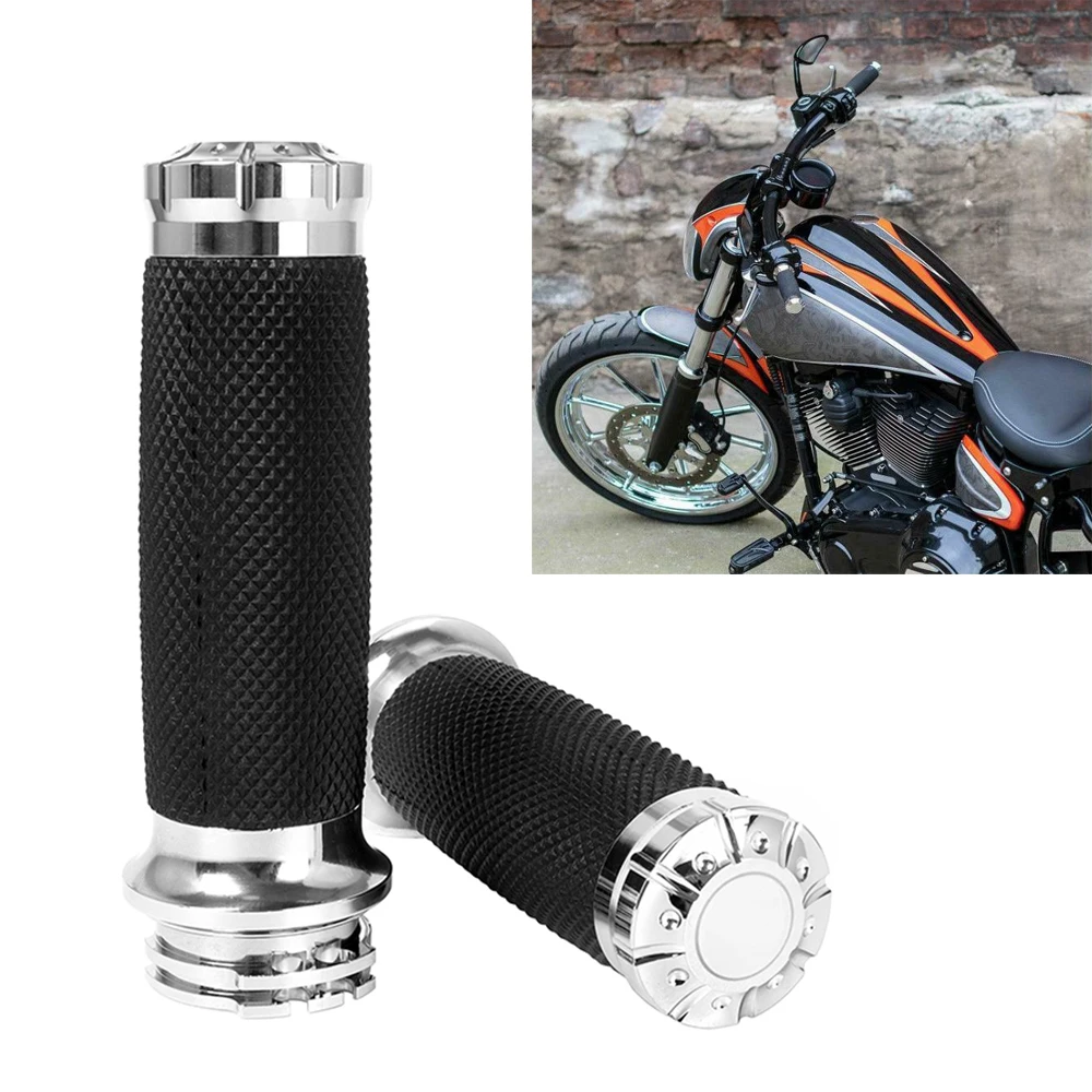 Motorcycle CNC Handlebar Hand Grip 1'' 25mm Handle Bar Grips Aluminum For Harley Sportster XL 883 1200 Touring Dyna Road King
Motorcycle CNC Handlebar Hand Grip 1'' 25mm Handle Bar Grips Aluminum For Harley Sportster XL 883 1200 Touring Dyna Road King
