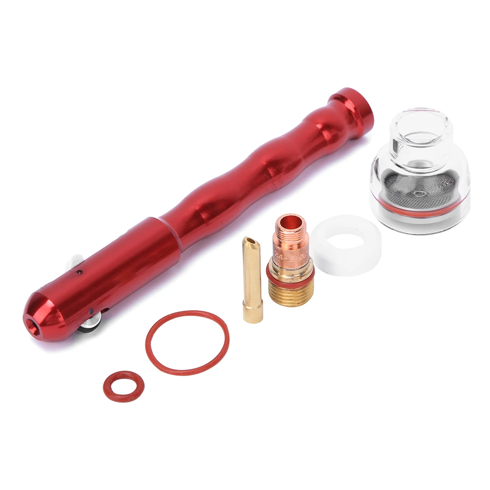 Welding TIG Pen Wiring Feeder + Filter Fluid Guide Nozzle With Transparent Glass Cover Argon Arc Welding Wire Feeder
Welding TIG Pen Wiring Feeder + Filter Fluid Guide Nozzle With Transparent Glass Cover Argon Arc Welding Wire Feeder