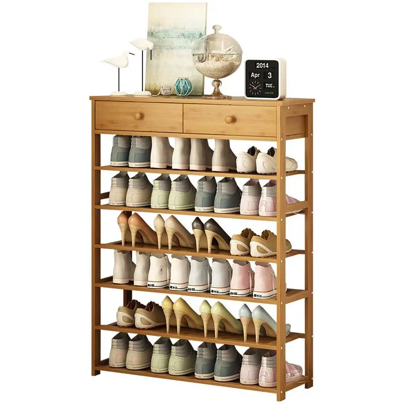 Shoe shelf economical household door small shoe rack simple shoe cabinet multi-layer solid wood bamboo shoe rack space
Shoe shelf economical household door small shoe rack simple shoe cabinet multi-layer solid wood bamboo shoe rack space