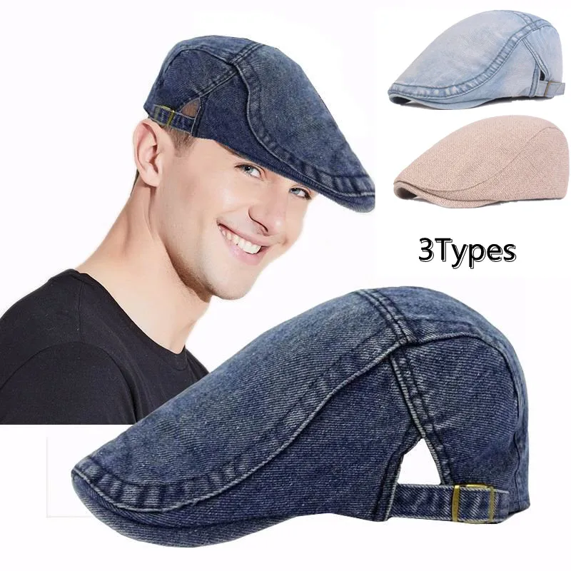 3 Types Cotton Hats Denim Duckbill Beret Caps Multicolor Classic Vintage Golf Cabbie Sun Newsboy Fashion Woman Man Girls
3 Types Cotton Hats Denim Duckbill Beret Caps Multicolor Classic Vintage Golf Cabbie Sun Newsboy Fashion Woman Man Girls