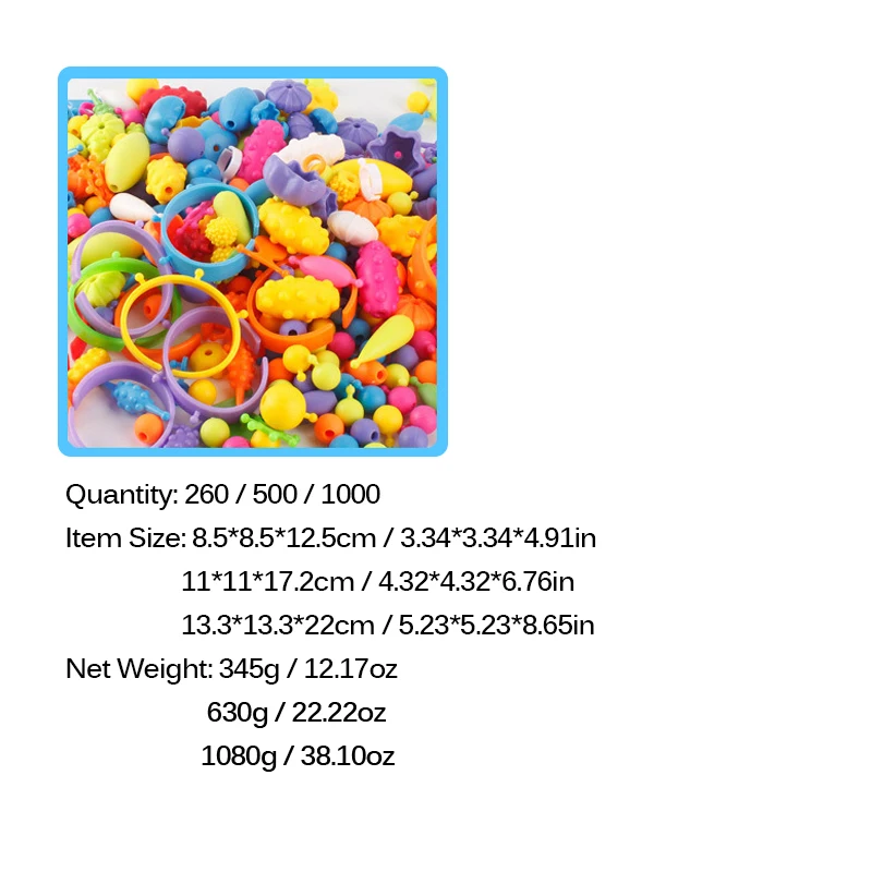 DIY Handmade Bead toy Children Creative DIY Beads Toy Girls With Plastic Bucket Art Craft Educational Toys Kids Gifts Present 
DIY Handmade Bead toy Children Creative DIY Beads Toy Girls With Plastic Bucket Art Craft Educational Toys Kids Gifts Present