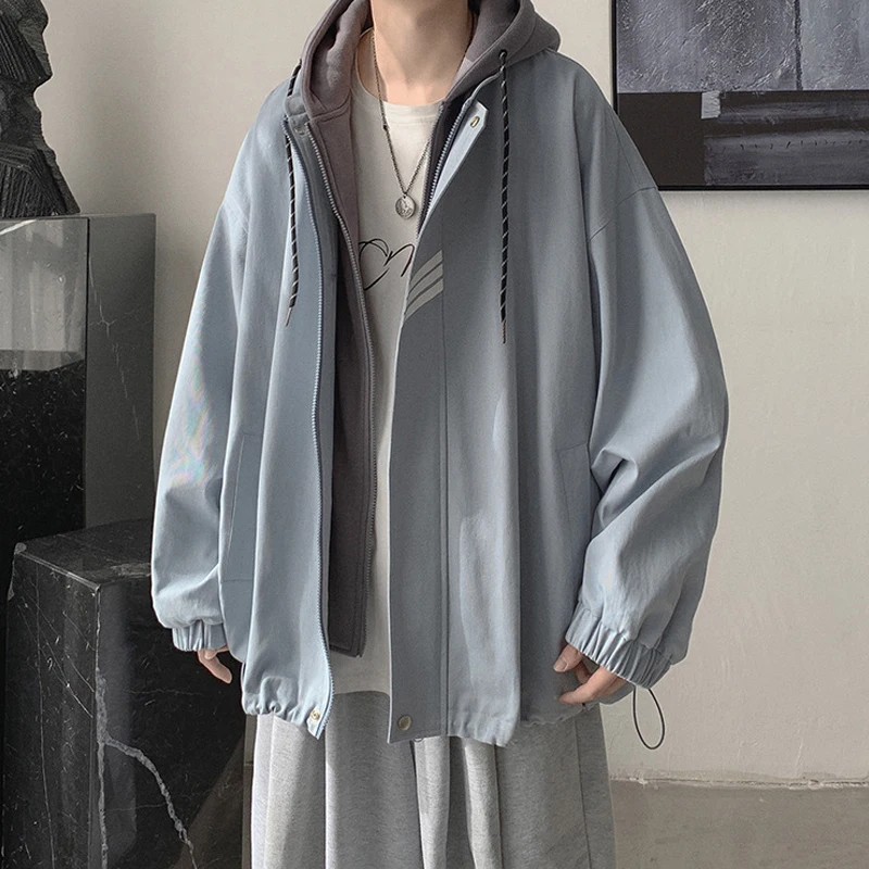 Men Spring Fake Jacket Japanese Style Loose Hip-Hop Hooded Jacket Korean Style Tide Brand Casual Top jacket
Men Spring Fake Jacket Japanese Style Loose Hip-Hop Hooded Jacket Korean Style Tide Brand Casual Top jacket