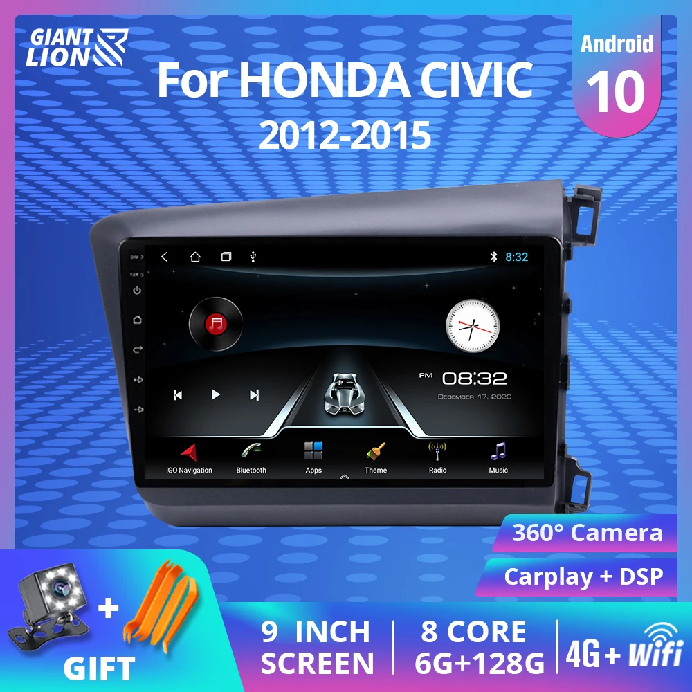 2din Android 9.0 Car Radio For Fit HONDA CIVIC 2012 2013 2014 2015 Multimedia Stereo Car DVD Player Navigation GPS Autoradio
2din Android 9.0 Car Radio For Fit HONDA CIVIC 2012 2013 2014 2015 Multimedia Stereo Car DVD Player Navigation GPS Autoradio