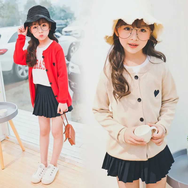 2020 Fall Spring Toddler Sweater Solid Color Girls Cardigan Sweater Casual Knitted Sweaters Teenage Knitwear Clothes 2-14 Years
2020 Fall Spring Toddler Sweater Solid Color Girls Cardigan Sweater Casual Knitted Sweaters Teenage Knitwear Clothes 2-14 Years