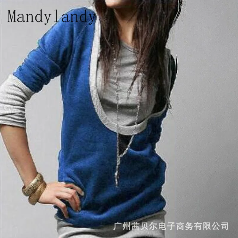 Mandylandy Sweatshirts Summer Long Sleeve O-Neck Hooded Sweatshirts Women's Casual Solid Color Slim Fit Patchwork Sweatshirts
Mandylandy Sweatshirts Summer Long Sleeve O-Neck Hooded Sweatshirts Women's Casual Solid Color Slim Fit Patchwork Sweatshirts