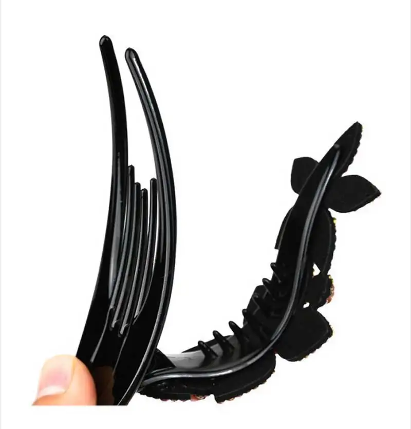Rhinestone Hairpin Flower Leaf Butterfly Duckbill Hair Claws Retro Hair Clips Accessories For Women Shinning Ponytail Headwear
Rhinestone Hairpin Flower Leaf Butterfly Duckbill Hair Claws Retro Hair Clips Accessories For Women Shinning Ponytail Headwear