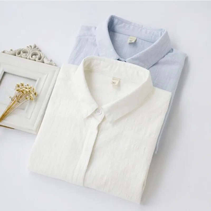 Spring Summer Solid Blouss Shirts Women Square Collar Long Sleeve Cotton Shirt Tops For Women Autumn Casual Blouse Shirt S411
Spring Summer Solid Blouss Shirts Women Square Collar Long Sleeve Cotton Shirt Tops For Women Autumn Casual Blouse Shirt S411
