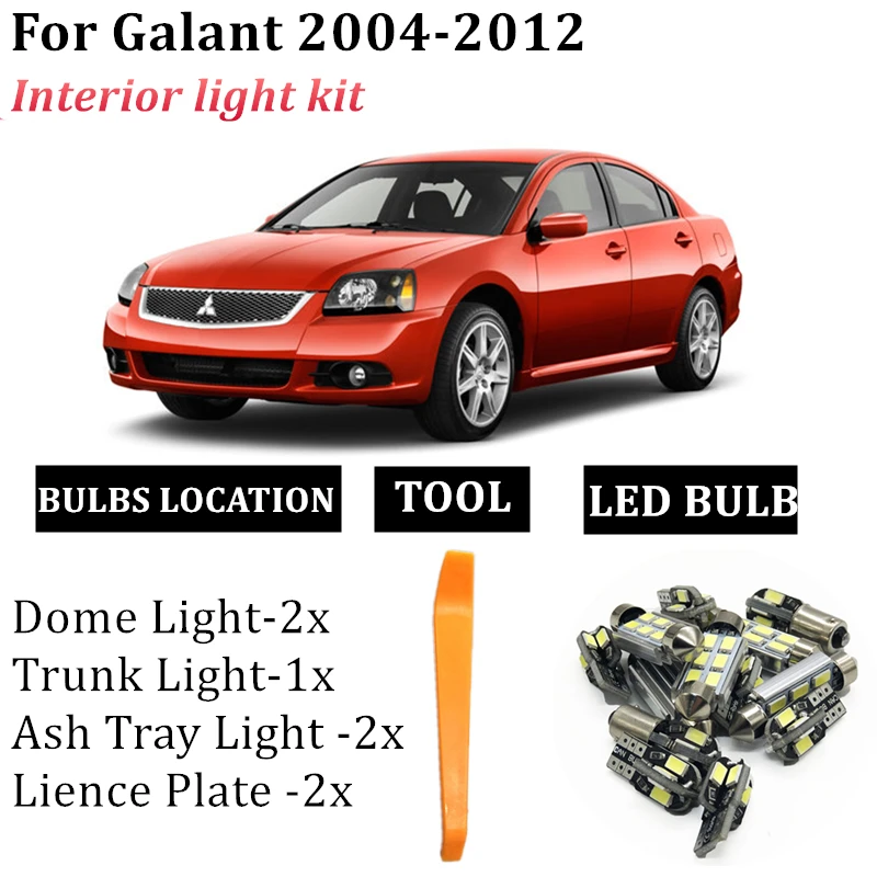 Набор светодиодсветильник светильник Рей 7x для салона автомобиля, для Mitsubishi Galant 2004-2007, 2008, 2009, 2010, 2011, 2012, автомобильный Стайлинг, купольная карта, лампа для багажника 
Набор светодиодсветильник светильник Рей 7x для салона автомобиля, для Mitsubishi Galant 2004-2007, 2008, 2009, 2010, 2011, 2012, автомобильный Стайлинг, купольная карта, лампа для багажника