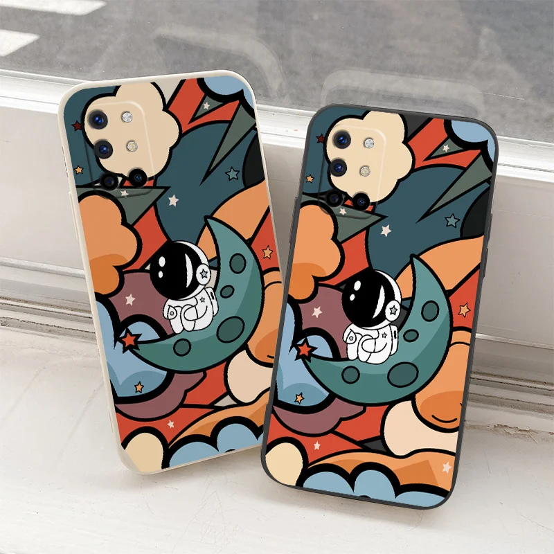Cartoon Astronaut Shockproof Liquid Silicone Case For Oneplus 8t 9 9pro 9r pro Square Camera Lens Protection Phone Back Cover
Cartoon Astronaut Shockproof Liquid Silicone Case For Oneplus 8t 9 9pro 9r pro Square Camera Lens Protection Phone Back Cover
