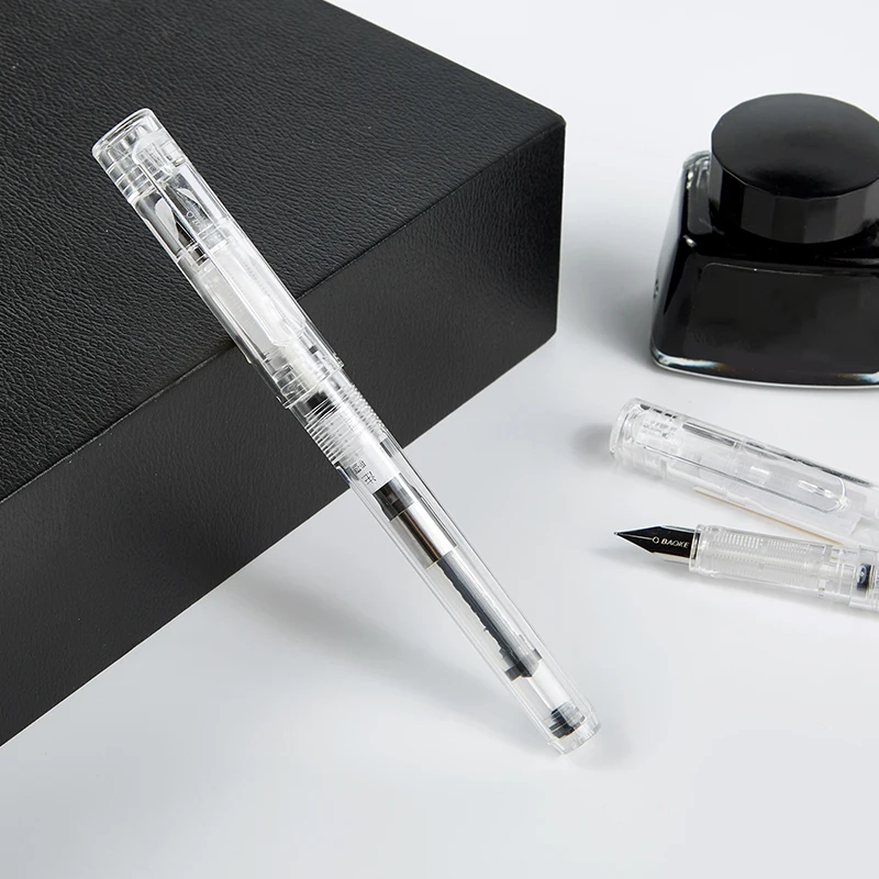 12 Baoke PN1007 Straight Liquid Transparent Fountain Pen Adult Calligraphy Special Fine Ink Sac Ink Calligraphy Pen
12 Baoke PN1007 Straight Liquid Transparent Fountain Pen Adult Calligraphy Special Fine Ink Sac Ink Calligraphy Pen