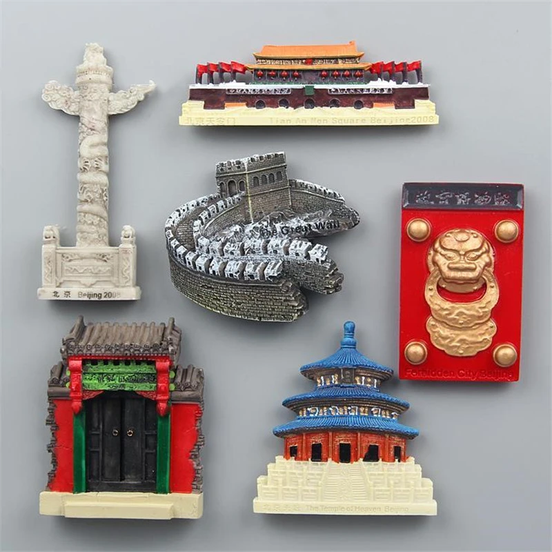 China Beijing characteristics Fridge MagnetsTiananmenTemple of Heaven Great Wall Hutong Refrigerator Magnetic StickerTravel Gift
China Beijing characteristics Fridge MagnetsTiananmenTemple of Heaven Great Wall Hutong Refrigerator Magnetic StickerTravel Gift