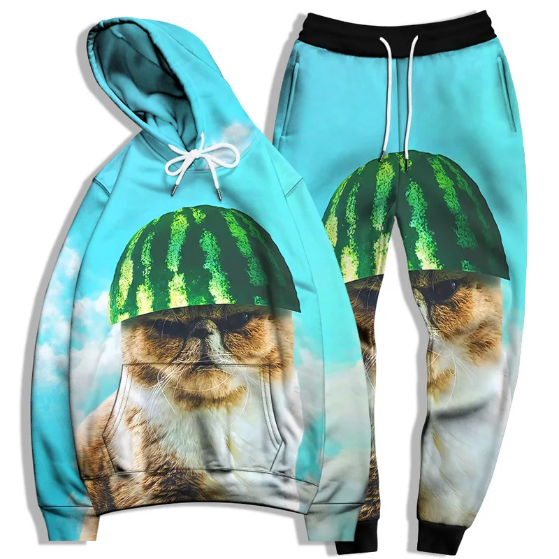 Cat Colour Men Loose Casual Unisex Set Long-Sleeve Hoodie Trousers Pocket Drawstring Hip-Hop wear Sportswear Big Size Sweatshirt
Cat Colour Men Loose Casual Unisex Set Long-Sleeve Hoodie Trousers Pocket Drawstring Hip-Hop wear Sportswear Big Size Sweatshirt