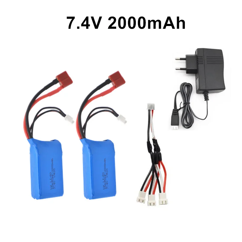 7.4V 2000mAh Battery + 7.4v Charger for A949 A959-B A969-B A979-B K929-B Remote Control Car 2s LiPo Battery for Wltoys car Parts
7.4V 2000mAh Battery + 7.4v Charger for A949 A959-B A969-B A979-B K929-B Remote Control Car 2s LiPo Battery for Wltoys car Parts