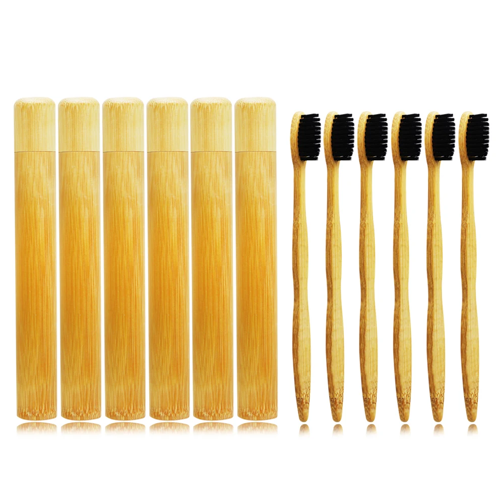 6 Pieces Bamboo Toothbrush Case With 6 Pieces Bamboo Toothbrush Soft Bristles Portable Toothbrush Case
6 Pieces Bamboo Toothbrush Case With 6 Pieces Bamboo Toothbrush Soft Bristles Portable Toothbrush Case