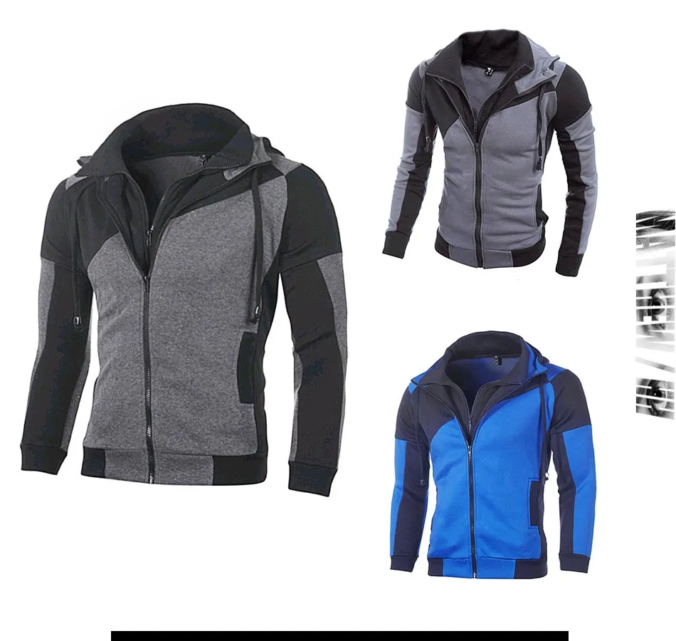 2020 Autumn Winter Men's sports coat Male long sleeve hooded zipper coat mens casual fashion coat X011
2020 Autumn Winter Men's sports coat Male long sleeve hooded zipper coat mens casual fashion coat X011
