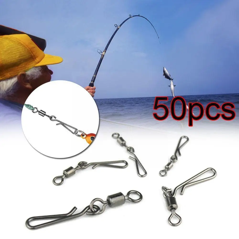 Fishing Swivel Pin Barrel Bearing Swivel Hook Fishhooks Interlock Ring Hanging Steel Snap Connector Pin With R5D1
Fishing Swivel Pin Barrel Bearing Swivel Hook Fishhooks Interlock Ring Hanging Steel Snap Connector Pin With R5D1
