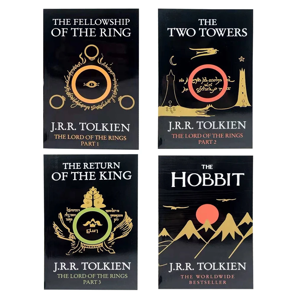 4books/set The fellowship of the ring The hobbit Stories and Interests Extracurricular Reading Foreign Classic Books Film Novels
4books/set The fellowship of the ring The hobbit Stories and Interests Extracurricular Reading Foreign Classic Books Film Novels