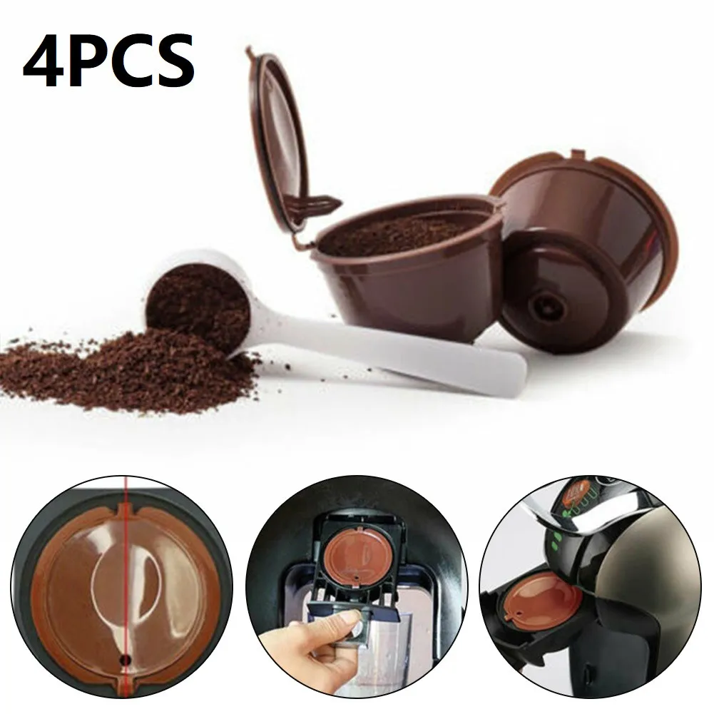 4 шт. многоразовая кофейная чашка sule Cup с ложками для Dolce Gusto, многоразовая крышка, зеркальные фильтры, корзины, капсулы, аксессуары для кофе
4 шт. многоразовая кофейная чашка sule Cup с ложками для Dolce Gusto, многоразовая крышка, зеркальные фильтры, корзины, капсулы, аксессуары для кофе
