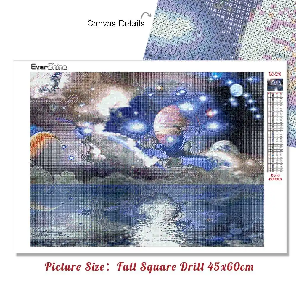 Evershine Full Square Diamond Painting Space 5D DIY Mosaic Diamond Embroidery Landscape Cross Stitch Kit Home Decor
Evershine Full Square Diamond Painting Space 5D DIY Mosaic Diamond Embroidery Landscape Cross Stitch Kit Home Decor