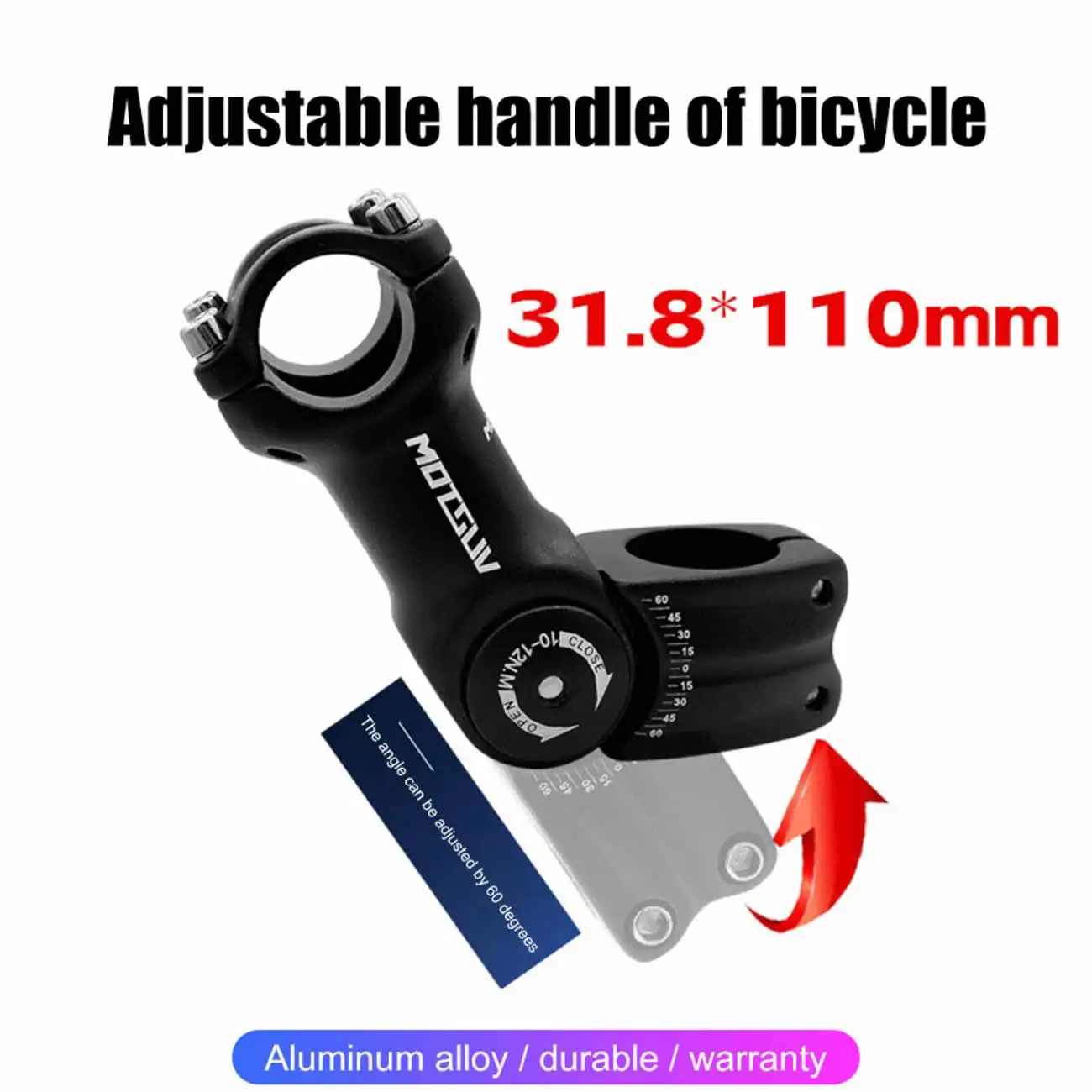 Bicycle Handlebar Riser Stem Aluminum Alloy Adjustable Bicycle Stem CNC Head Up Raiser Handlebar Extender Accessories
Bicycle Handlebar Riser Stem Aluminum Alloy Adjustable Bicycle Stem CNC Head Up Raiser Handlebar Extender Accessories