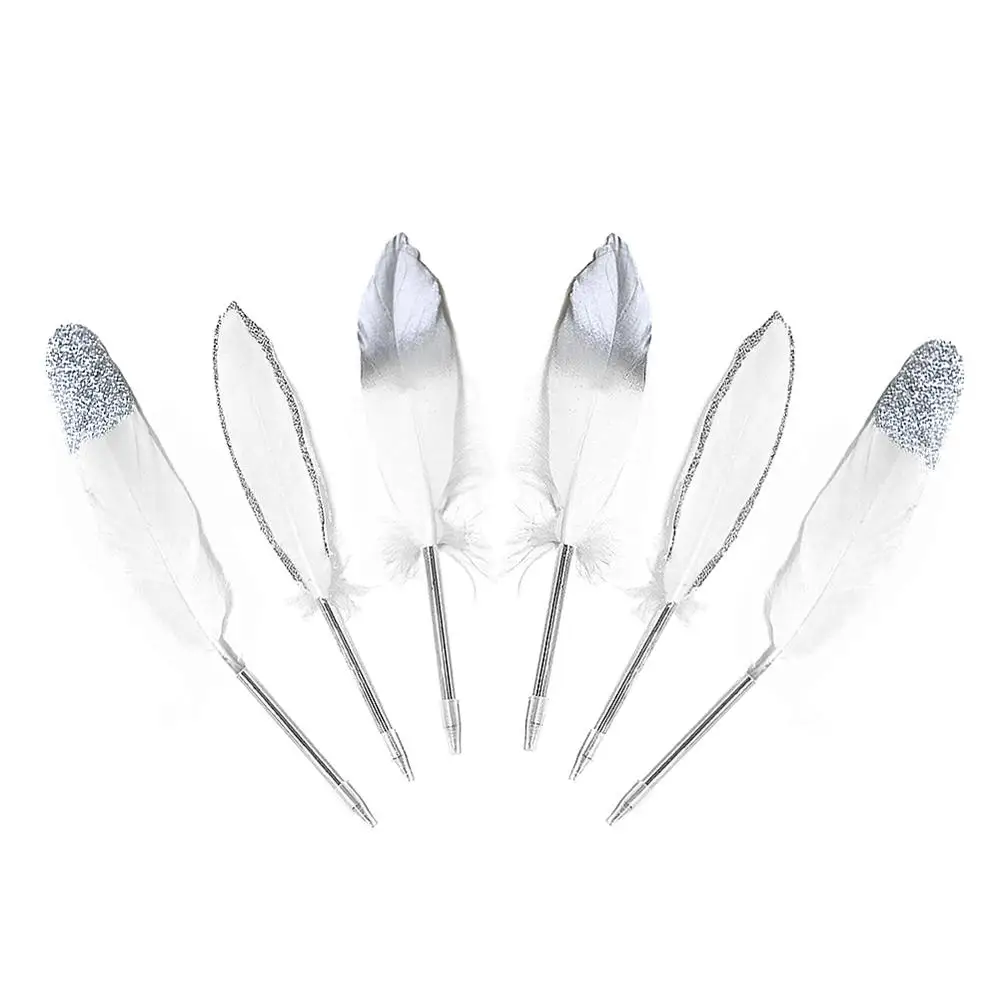 Silver White Feather Signature Ballpoint Pen Set for Party Reception Signing Ceremony Marriage Anniversary Stationery Office
Silver White Feather Signature Ballpoint Pen Set for Party Reception Signing Ceremony Marriage Anniversary Stationery Office
