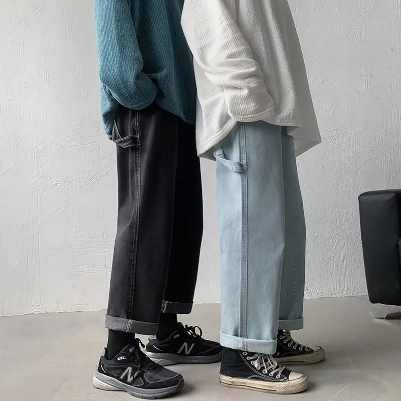 Men's jeans 2021 spring autumn new loose solid color straight pants mopping pants campus trousers youth men large size M-5XL
Men's jeans 2021 spring autumn new loose solid color straight pants mopping pants campus trousers youth men large size M-5XL