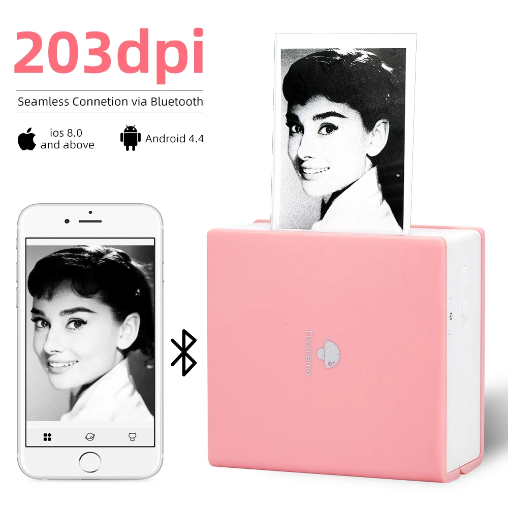 Portable Phomemo M02 Thermal Photo Printer Paper Mini Bluetooth Thermal Multifunctional Photo Printer Sticker Phomemo Labels#R20
Portable Phomemo M02 Thermal Photo Printer Paper Mini Bluetooth Thermal Multifunctional Photo Printer Sticker Phomemo Labels#R20