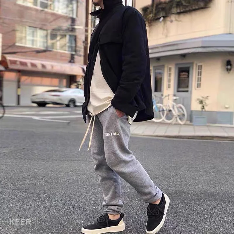 ESSENTIALS Men's Jogging Pants 100% Cotton Letter Printed Hip Hop Loose Unisex Oversize Sweatpants
ESSENTIALS Men's Jogging Pants 100% Cotton Letter Printed Hip Hop Loose Unisex Oversize Sweatpants