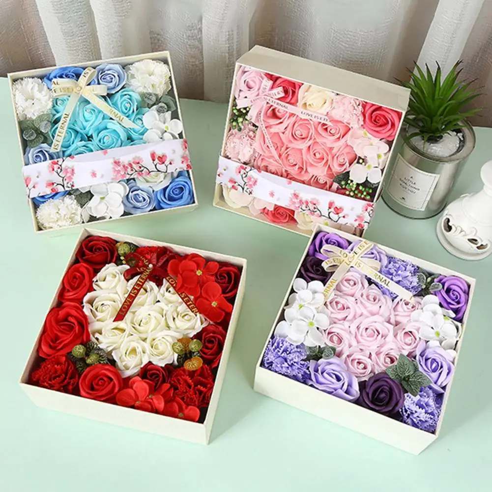 Reliable Fashion Attractive Realistic Soap Flower Container Cream Flower Gifts Box Portable for Valentines Day
Reliable Fashion Attractive Realistic Soap Flower Container Cream Flower Gifts Box Portable for Valentines Day