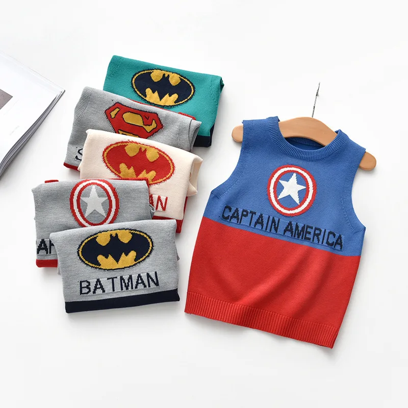 Boys Vest New Autumn Cartoon Kids Sweater Vest Children Warm Clothes Patchwork O-Neck Knitted Sweaters Toddler Baby Boy Clothes
Boys Vest New Autumn Cartoon Kids Sweater Vest Children Warm Clothes Patchwork O-Neck Knitted Sweaters Toddler Baby Boy Clothes