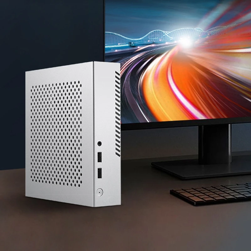 Aluminum QX03 Mini ITX Case Computer Chassis HTPC Host Case USB ITX Gaming Enclosure Desktop Chassis for ITX Motherboard
Aluminum QX03 Mini ITX Case Computer Chassis HTPC Host Case USB ITX Gaming Enclosure Desktop Chassis for ITX Motherboard