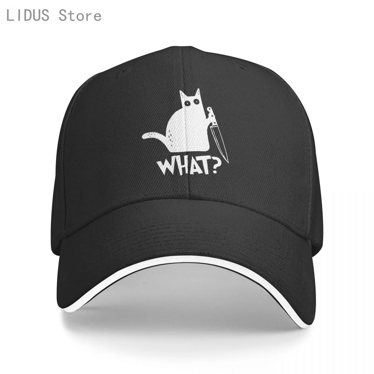 Cat What Funny Baseball Cap Men Vintage Graphic Cat With Knife Unisex Hip Hop Cap Men Novelty Cat Harajuku Snapback Hat Gorras
Cat What Funny Baseball Cap Men Vintage Graphic Cat With Knife Unisex Hip Hop Cap Men Novelty Cat Harajuku Snapback Hat Gorras