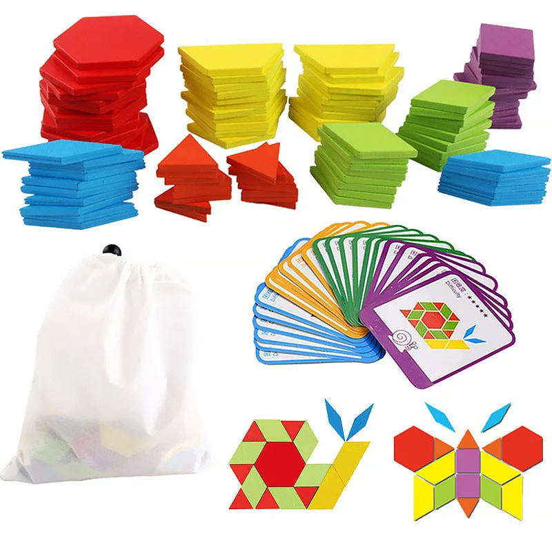 155 Pcs Jigsaw Puzzle Board Set Shape Tangrams Game Early Educational For Children
155 Pcs Jigsaw Puzzle Board Set Shape Tangrams Game Early Educational For Children