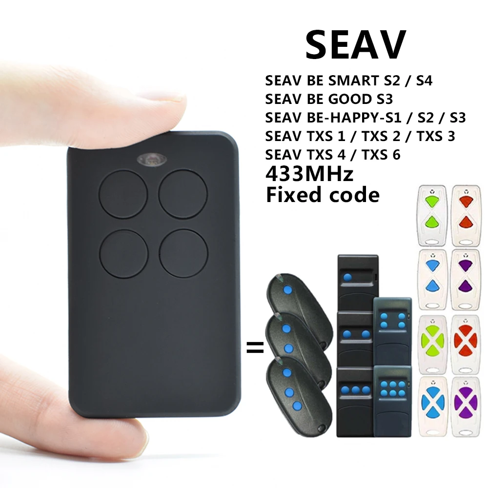 Пульт дистанционного управления для гаражных дверей SEAV BE SMART S2 / S4 BE-HAPPY-S1 / S2 / S3 TXS 1 / TXS 2 / TXS 3 / TXS 4
Пульт дистанционного управления для гаражных дверей SEAV BE SMART S2 / S4 BE-HAPPY-S1 / S2 / S3 TXS 1 / TXS 2 / TXS 3 / TXS 4