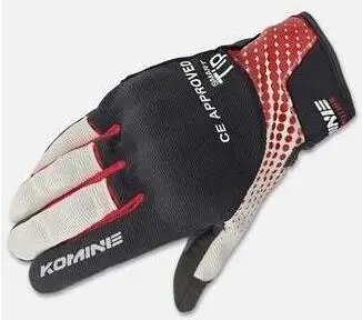 

Komine GK-176 CE Protect Mesh Gloves Motocross Scooter Street Moto Riding Mens Racing Gloves