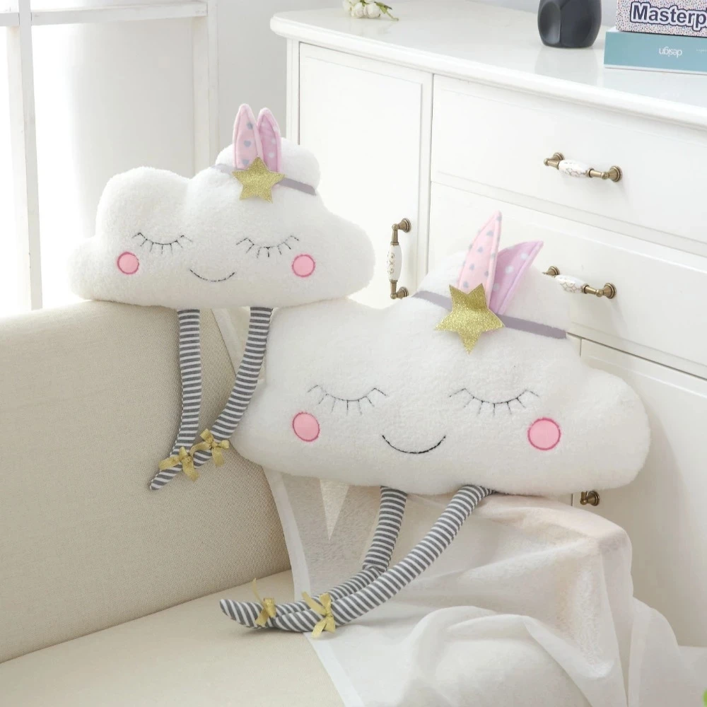1pc Ins Kawaii Cloud Plush Pillow Stuffed Cartoon Soft Cloud Toy Cushion Grils Home Decor Birthday Gift For Children
1pc Ins Kawaii Cloud Plush Pillow Stuffed Cartoon Soft Cloud Toy Cushion Grils Home Decor Birthday Gift For Children