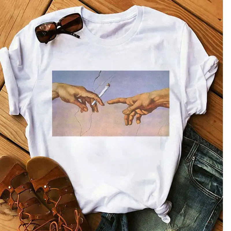Vaporwave Women's T-shirt Harajuku Graphic T-shirt Hip Hop 90s Grunge T-shirt Ullzang Fashion Funny Top Tee Female
Vaporwave Women's T-shirt Harajuku Graphic T-shirt Hip Hop 90s Grunge T-shirt Ullzang Fashion Funny Top Tee Female