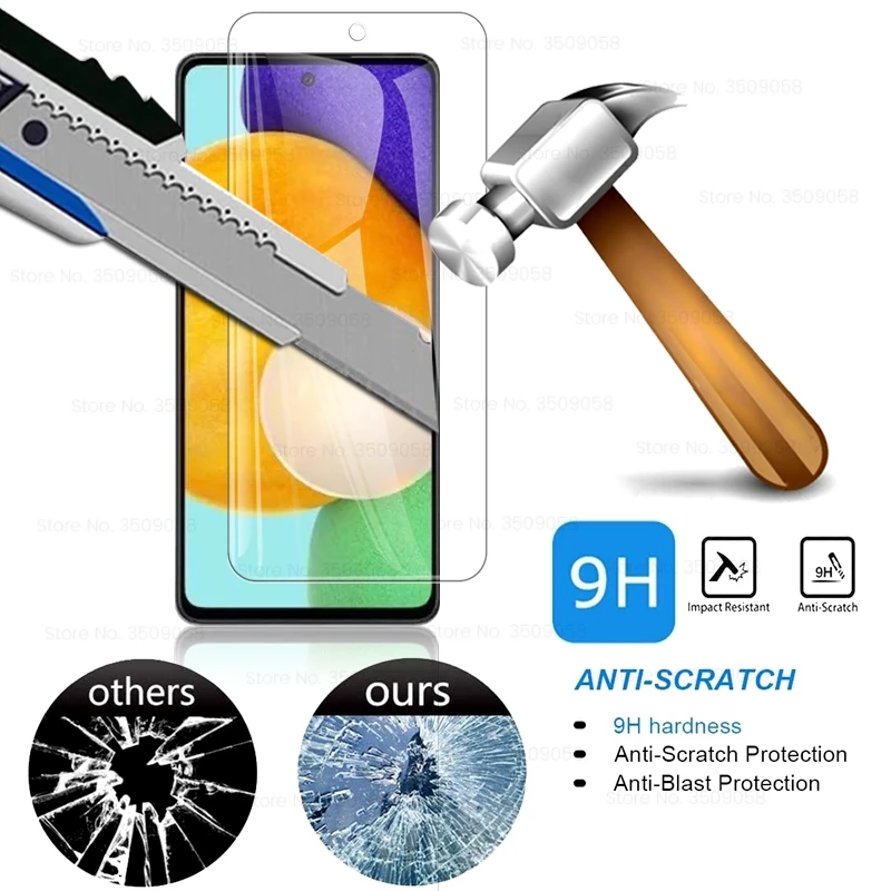 Защитное стекло для Samsung Galaxy A02 A02S A12 A22 A32 A42 A52 A72 A82 A 12 32 52 72 2021 3 шт. | Мобильные